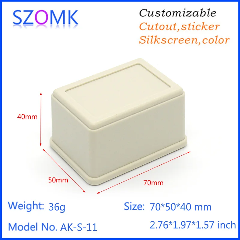 10 шт./лот лидер продаж простая в использовании коробка для электроники 70*50*40 мм