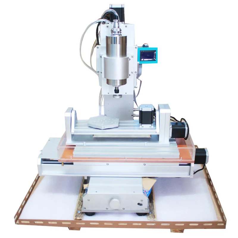 

Free shipping CNC Router 5 Axis CNC Machine, Drilling Milling Machine High-Precision Ball Screw Table Column Type