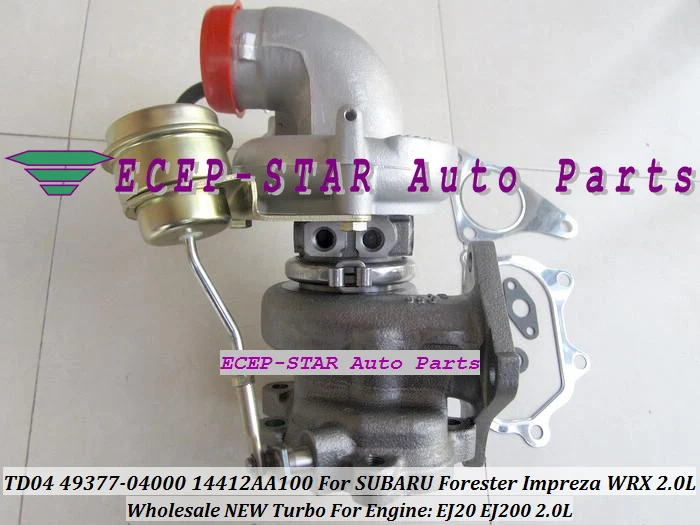 TD04L 49377-04000 14412-AA100 14412AA100 4937704000 турбо Турбокомпрессор Для SUBARU Forester, автомобильные аксессуары, брелок для автомобиля SUBARU WRX EJ200 EJ20 2.0L 211HP