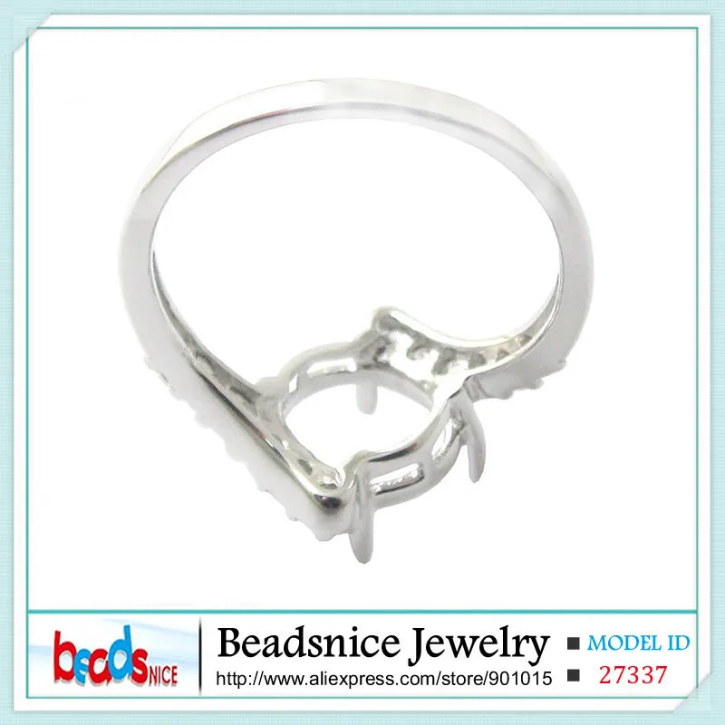 Beadsnice ID27337 кольцо из стерлингового серебра 925 элегантное обручальное кольцо fine jewelry diy овальные полу Гора кольцо настройки для нее