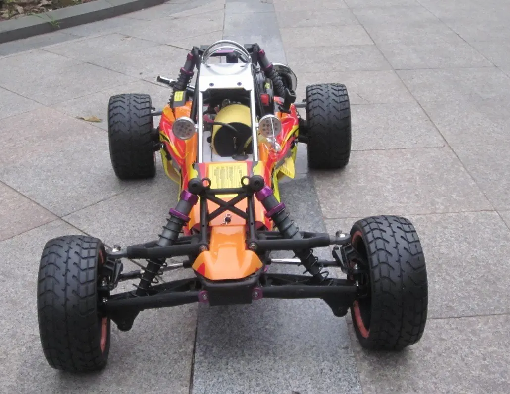 26CC baja + on road wheels+metal light cover+ metal oil cover+GT3B radio set RTR