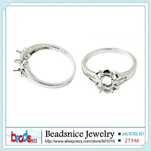 Beadsnice ID27346 новое Серебро 925 полукрепление Кольца Настройки ювелирных изделий diy уникальные кольца для женщин ювелирных изделий ручной работы