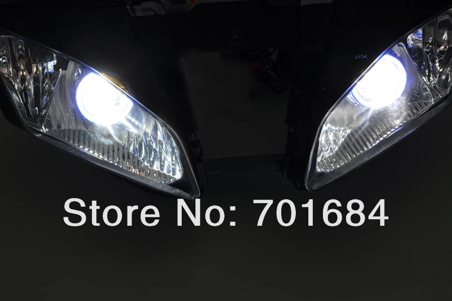 Wotefusi ABS прожекторные лампы фары синий Ангел глаз+ Красный Дьявол глаз для YAMAHA YZF1000 R1 02-03 2002 2003 [DD11-BR]