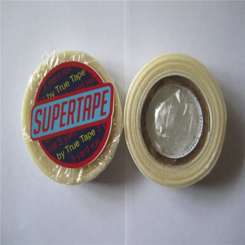 1Pcs Double Sided Hair Tape 1.27cm*3yard Liner Side Base Strong Adhesives Tape Hair Extensions Lace Frontal Wigs Tape