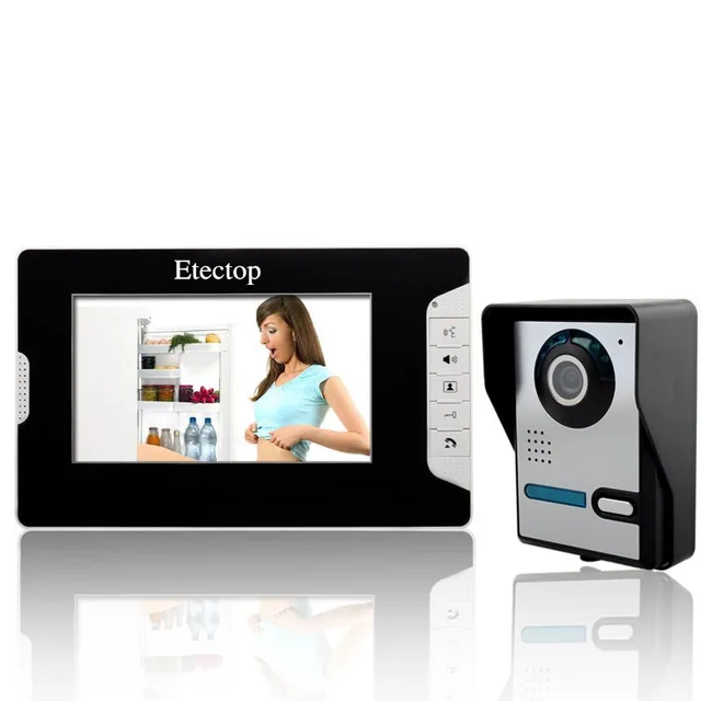 4 Draden 7 Tft Monitor Analoge Kleur Camera Handenvrij Intercom