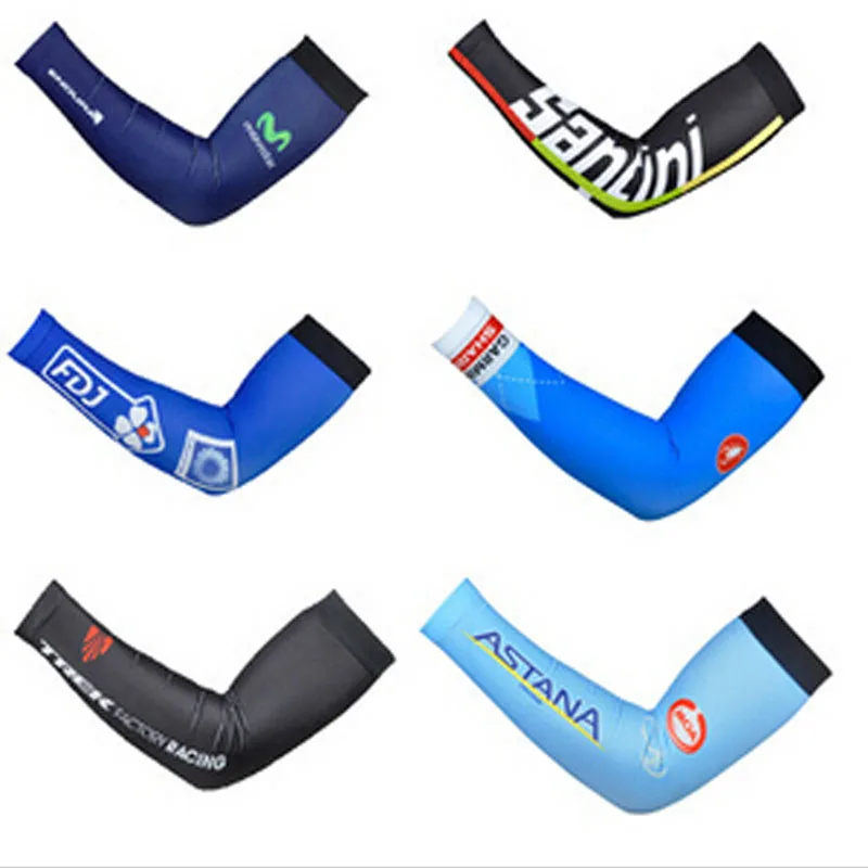 Tour de France Team Edition Arm Sleeves Cycling Arm Warmer Cooling Running Sun Protection Cuff Cover
