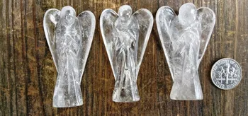 

1pcs lovely figurine Angel Quartz Crystal Healing for wedding souvenirs