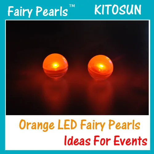 Orange Fairy Pearls