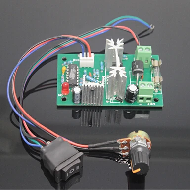 12V24V регулятор скорости вращения двигателя постоянного тока 120 Вт двигателя, Реверсивный двойной контроль сдвиг переключатель электронный