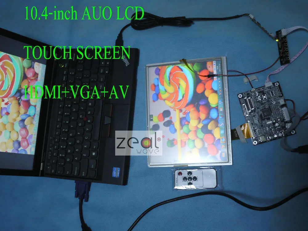 10,4 дюйма VGA+ AV Драйвер доска+ 10,4 дюйма 800*600 A104SN03 4:3 ЖК-панель+ сенсорный экран USB контроллер