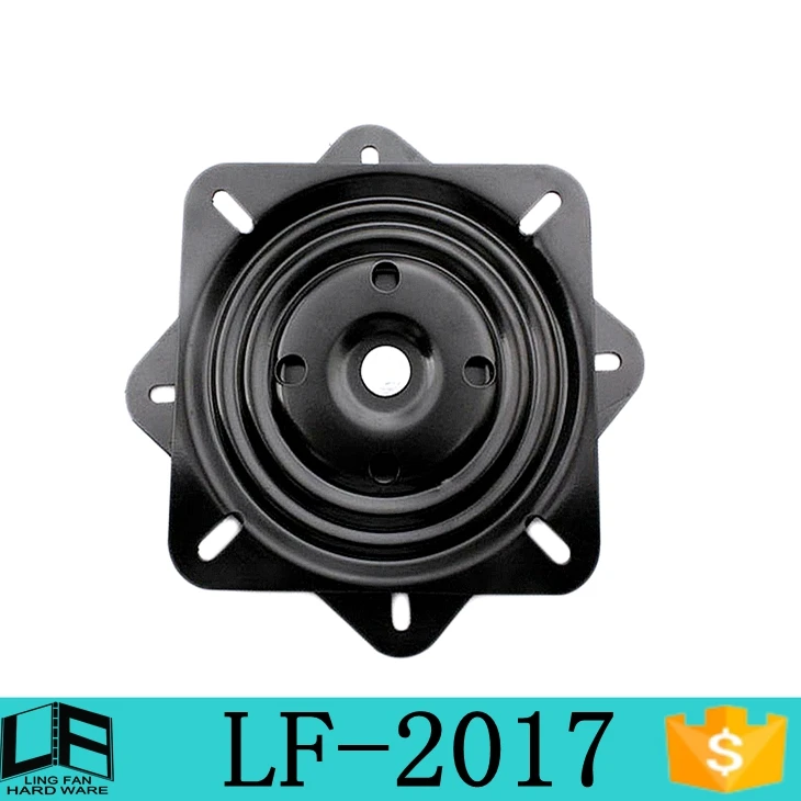 8 inch spring return flat swivel chair mounts,lazy susan bearing LF