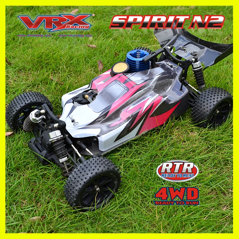 Радиоуправляемый автомобиль 4WD VRX Racing SPIRIT N1 nitro Багги 1/10 мощный. 18 дюймовый