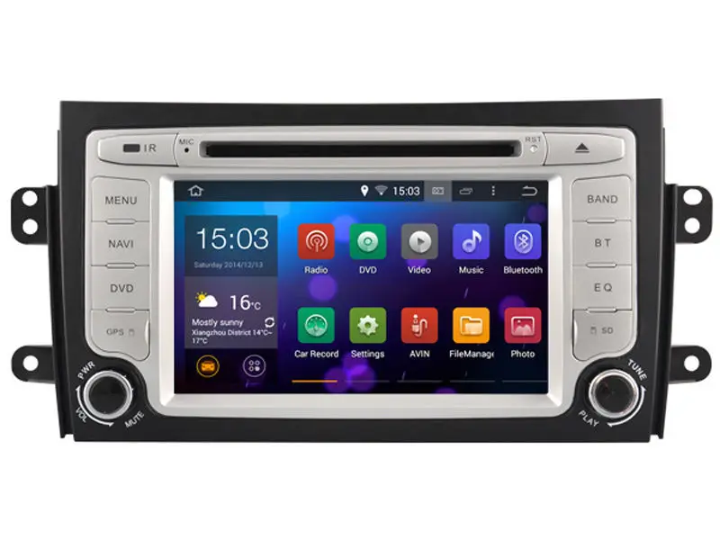 Android 7,1 Quad core Android 5,1 6,0 два автомобильный dvd-плейер din Мультимедиа стерео система со спутниковой навигацией для SUZUKI SX4 2006-2012
