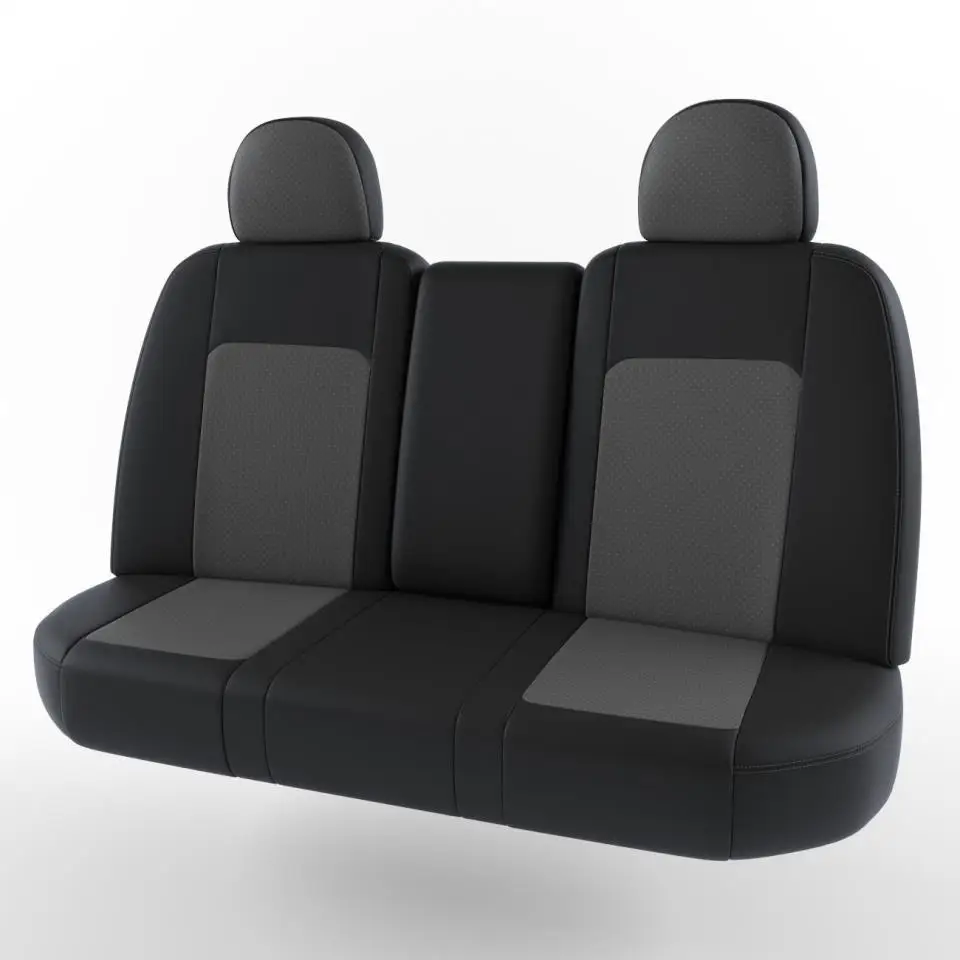 BlackGrey Модельные чехлы для Toyota Corolla E180(-)(Модель Турин Экокожа - Название цвета: BlackGrey