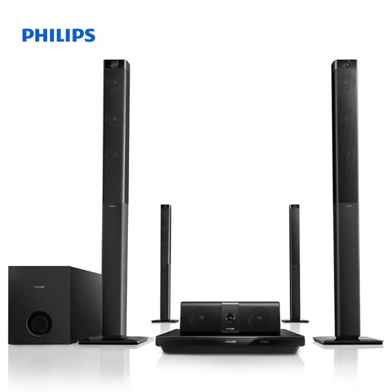 Philips 5 1 3d Blu Ray Home Theater Double Bass Sound Bluetooth And Nfc Built In Wifi 1000w Htb4580g 51 Home Theater Home Theater Blu Ray5 1 Theater Aliexpress