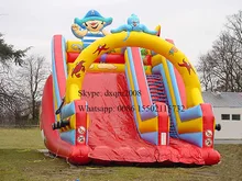 2016 kids entertainment water park games/children inflatable slide with good quality for sale inflatable water slide