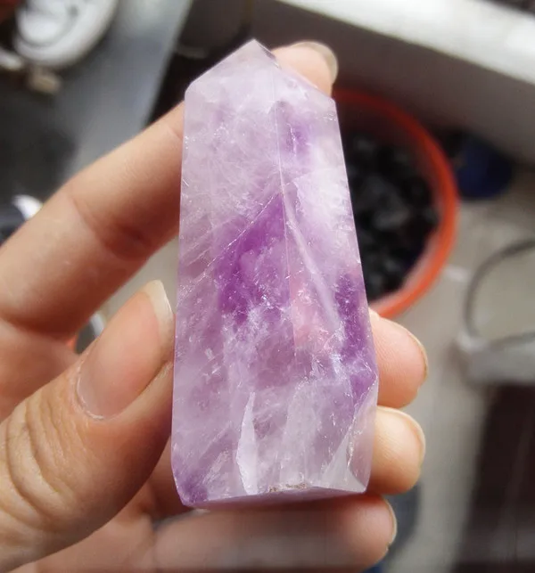 80g natural amethyst crystal healing wands beautiful purple crystal