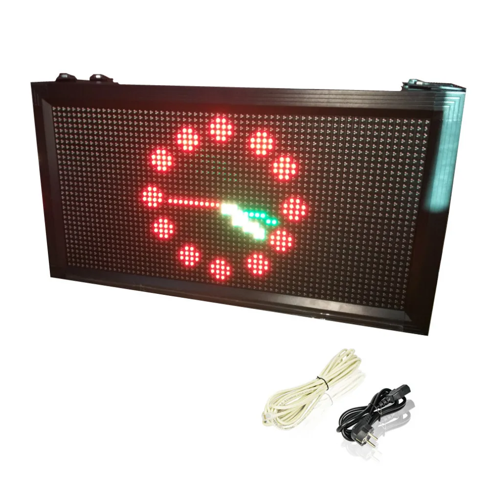 P10 наружный водонепроницаемый полноцветный RGB светодиодный знак 32X64 пикселей 1/4