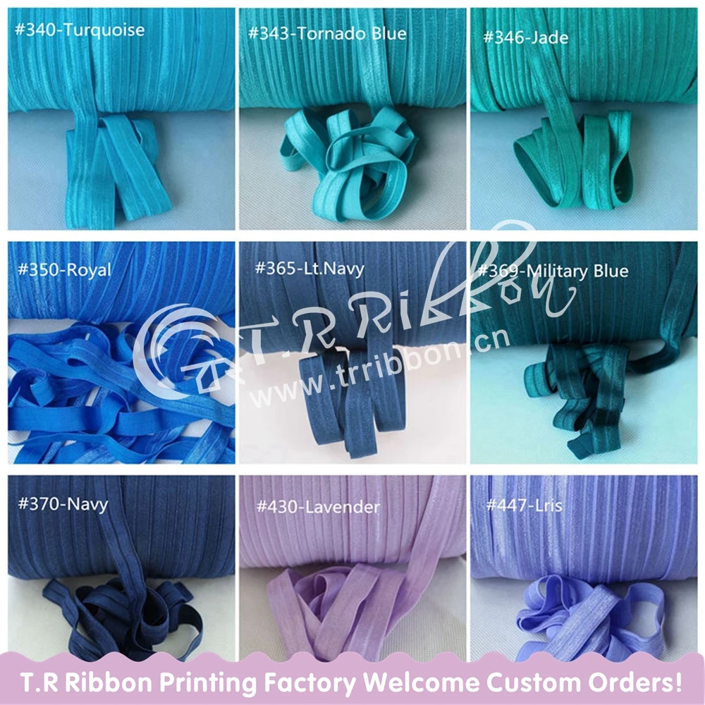 

5/8 elastic solid fold over elastic 50yards for one lot,pls note color NO. when place order or I will send anyone