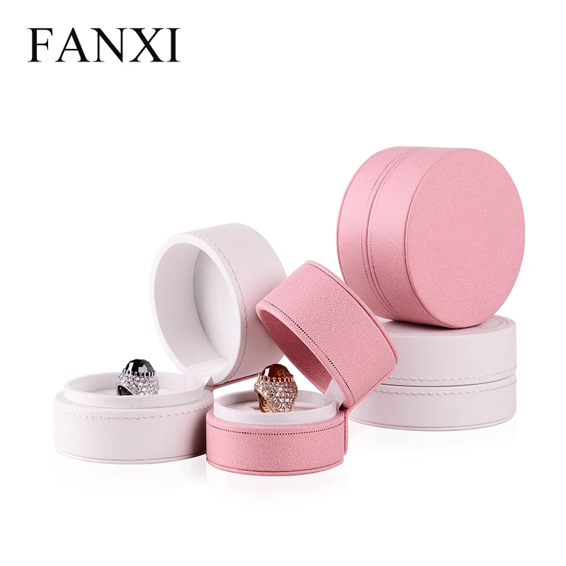 Шкатулка для ювелирных изделий FANXI круглой формы подарочная упаковка