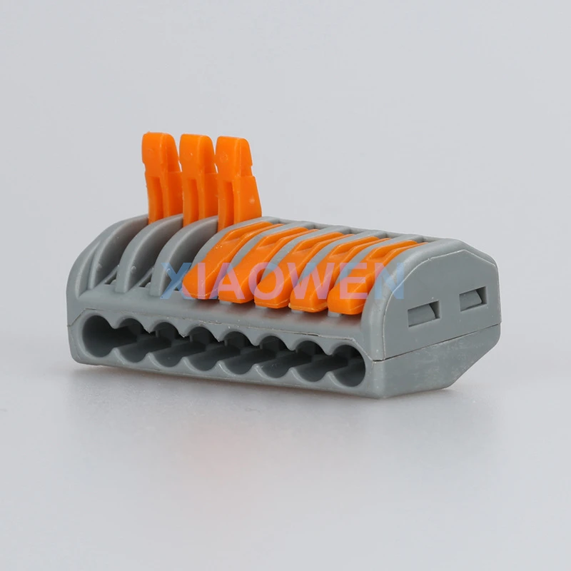 Wago Connector 10pcs PCT 218spring lever push fit cable 8 wire
