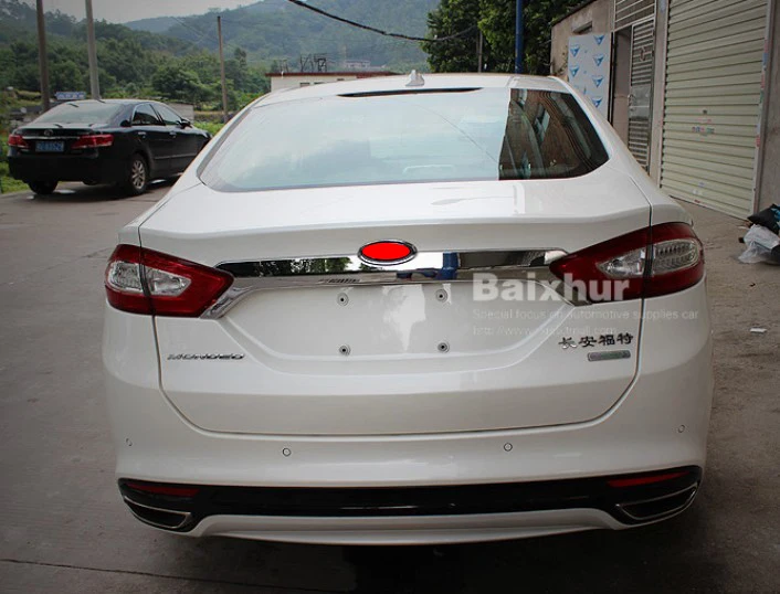Для Ford Mondeo Fusion 2013 ABS Хромированная Задняя Крышка багажника Накладка