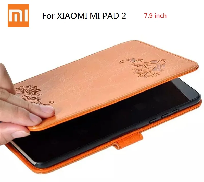 Чехол mi pad с 3 цветными рисунками для Xiaomi mi pad 2, умный чехол, ультра-тонкий чехол с подставкой 7,", Чехол для планшетного ПК с функцией автоматического пробуждения и сна