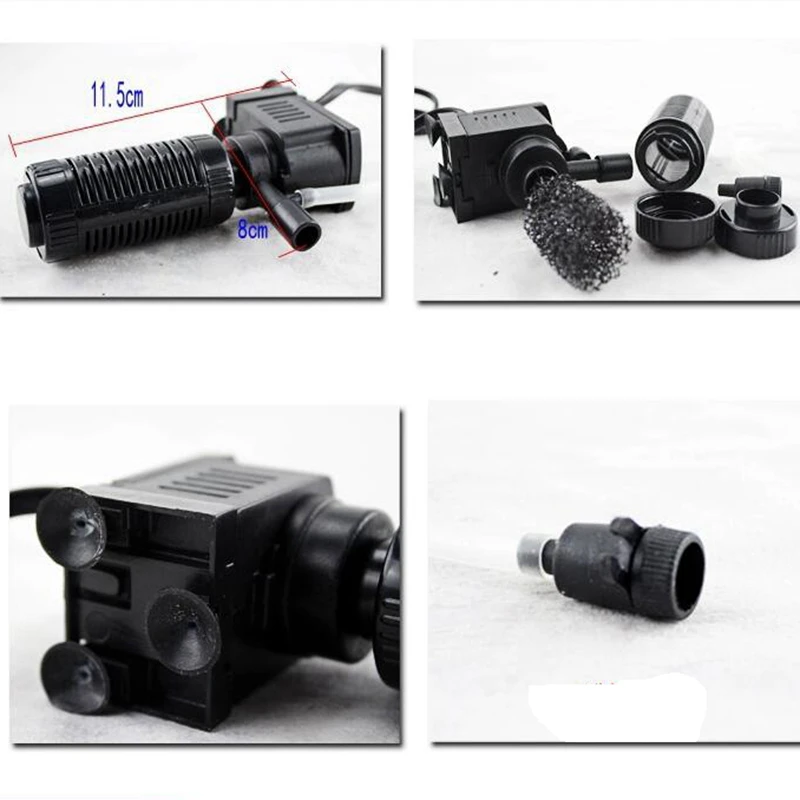 

2W Aquarium filter Mini water purifier Filter barrels of increasing oxygen pump triad oxygen pump Fish
