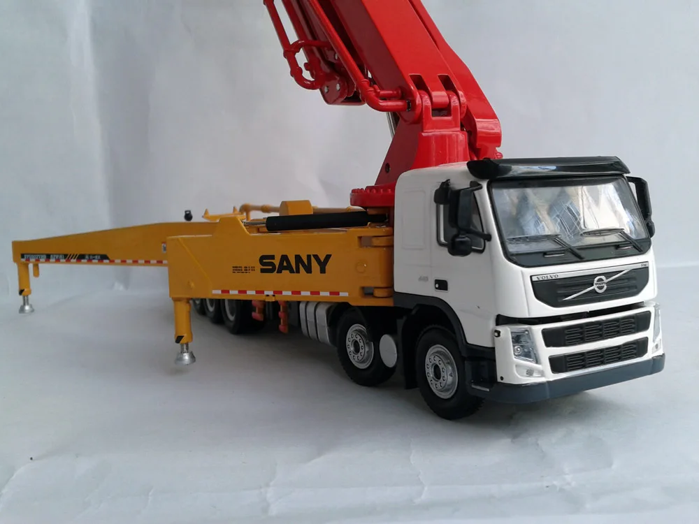 1:50 SANY HB62V грузовик-установленный бетонный цементный насос игрушка