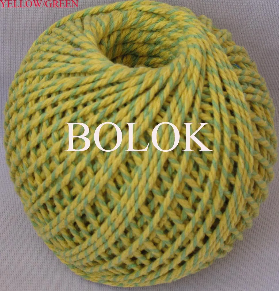 Красивые двухцветные хлопковые bakers twine110yards/10 видов цветов 10 шт/партия(36 стран