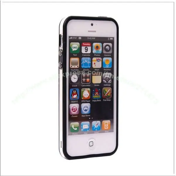100 шт./лот DHL. мягкий ТПУ бампер для iPhone 5 5G, силиконовый чехол для iPhone 5 с розничной упаковке