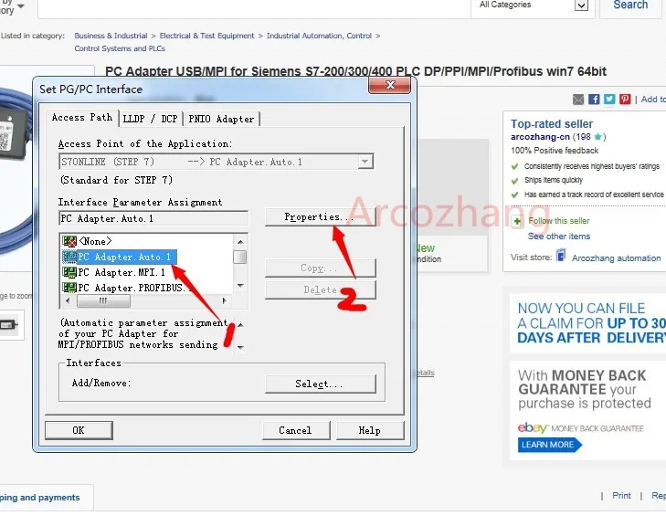 SIMATIC S7 PC адаптер USB 6ES7972-0CB20-0XA0 Поддержка WIN7 840D CNC PPI/MPI/DP 6ES79720CB200XA0 USB/MPI S7-300 кабель MPI