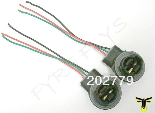 Longyue 10 шт. 3156/3157 патрон лампы тормозной указатель поворота жгут Провода LED свинья хвост зажигания 10 см провода