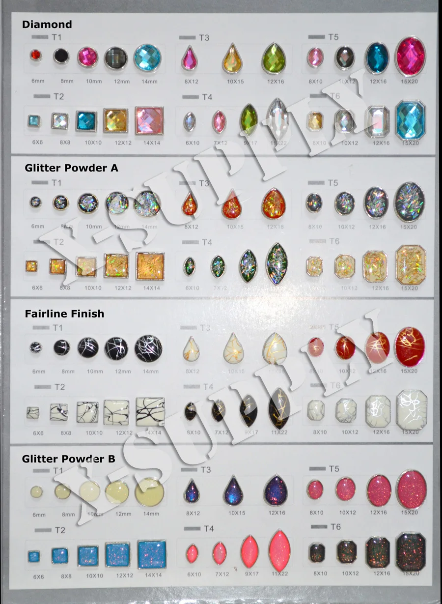 Acrylic Rhinestone Gems (37)