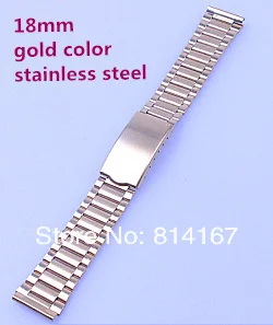 Лучшая цена оптовая много 20 штук 18 мм из нержавеющей стали Медь цвет часы группы-Высочайшее качество-wb1802