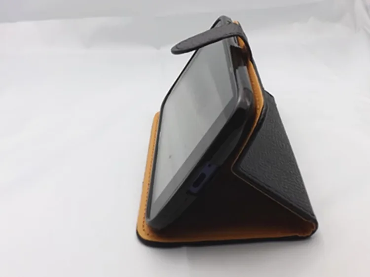 Роскошный кожаный чехол личи для Fly Spark IQ 4404 с кошельком, функцией подставки и держатель для карт