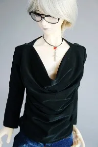 [Wamami] 06# черный жилет/футболка/комплект одежды SD17 DZ70 70 см AOD As BJD Dollfie