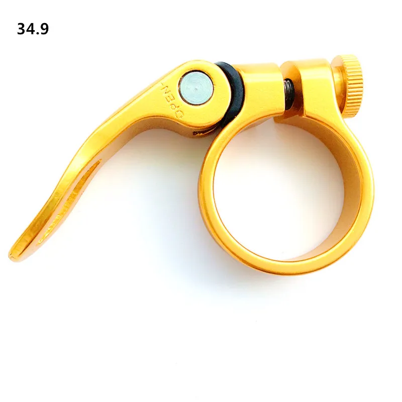 Сверхлегкий Алюминий Quick Release дорожный велосипед MTB горный велосипед седло Подседельный штырь зажим 31.8 мм 34.9 мм 40 г