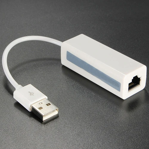 

USB2.0 Male to RJ45 Ethernet Lan Network Adapter Dongle 10/100 Mbps for Notebook