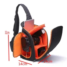 Waterproof Nylon Camera Bag Digital Video Photo Camera Shoulder bag For DSLR Canon Nikon Sony with Rain Cover CADeN D8