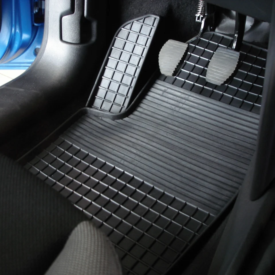 Резиновые коврики для Honda CRV III (2006 2012) с рисунком Сетка (Seintex 00531)|floor mat|honda mats for crvrubber