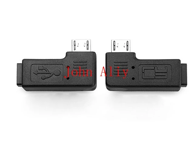 Лидер продаж 9 мм Длинный разъем 90 градусов прямоугольного Micro USB 2.0 5pin мужчин и женщин М до f расширение адаптер