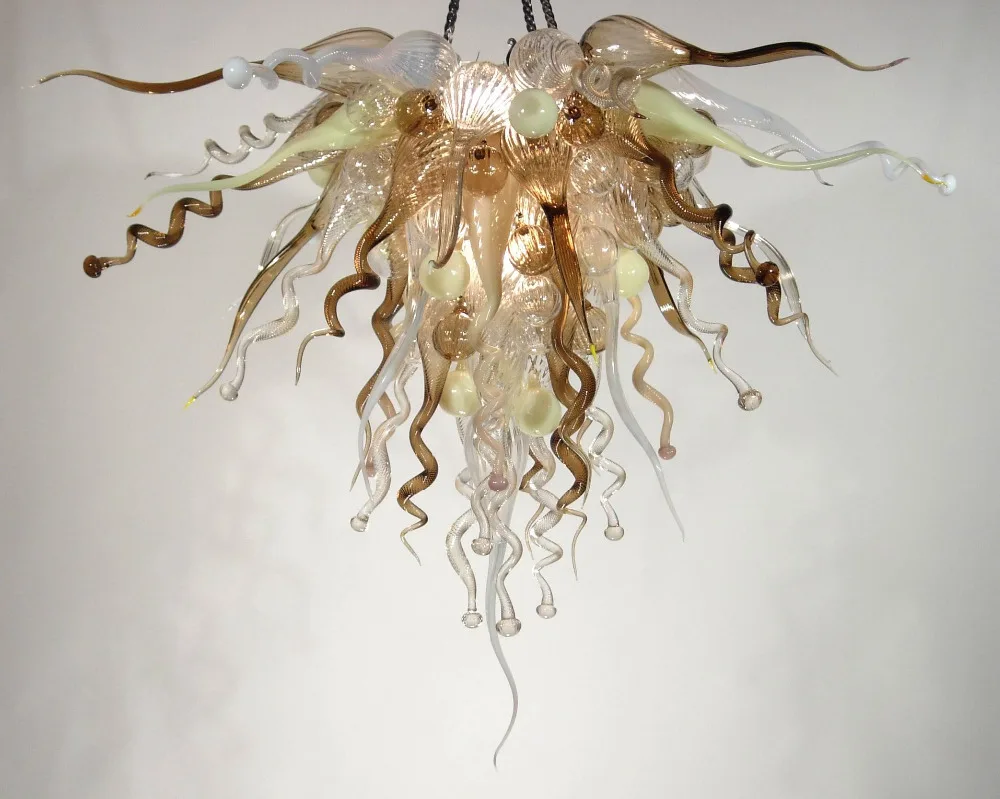 CE/UL Flower chandeliers LED Bulbs Beautiful Hand Blown Glassin