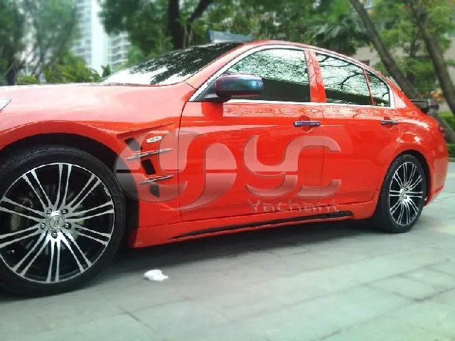 Автомобиль-Стайлинг FRP стекловолокно боковая юбка подходит для 2007- Infiniti V36 G25 G35 G37 Q40 4D Седан WI стиль боковые юбки