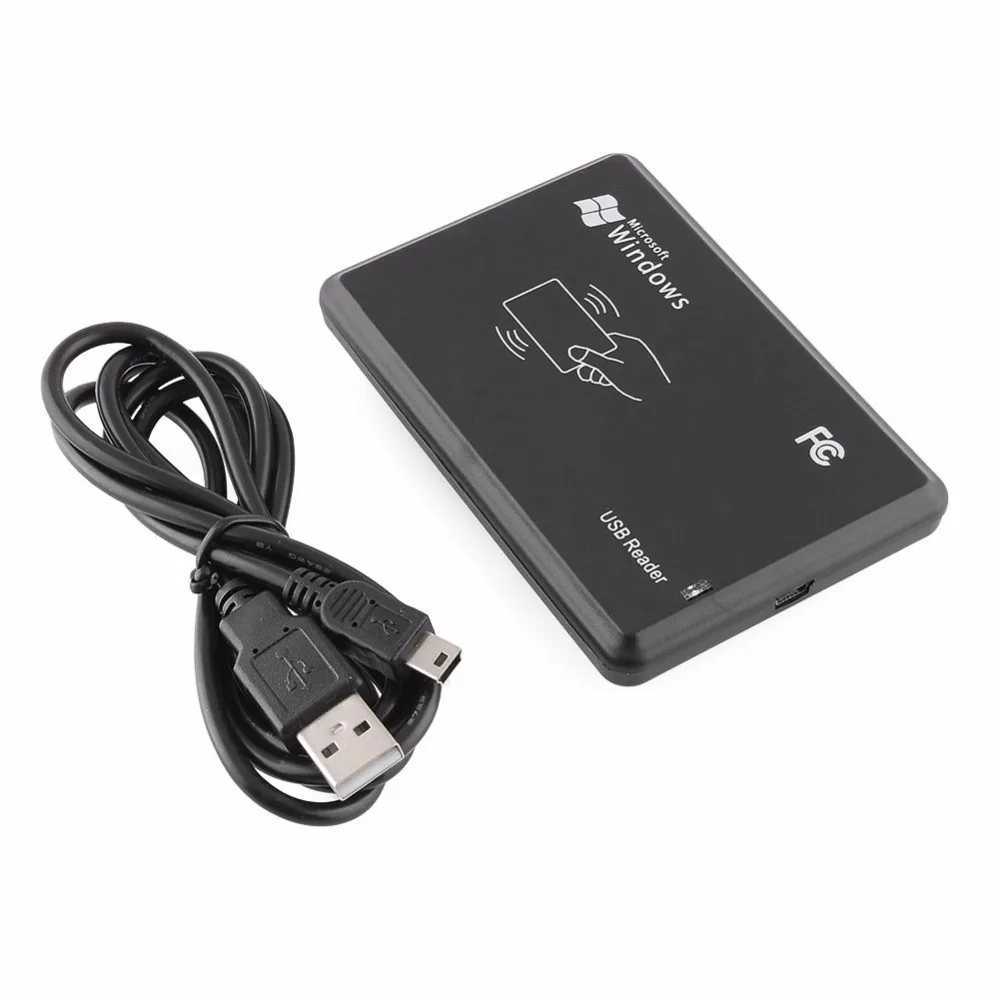 Behind digits USB Desktop Issuing Card Reader 125Khz RFID Writer EM USB