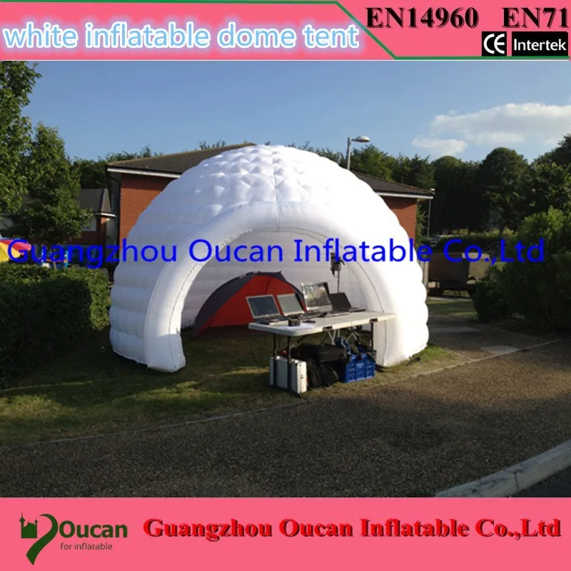 5 м диаметр Ткань Оксфорд надувной купол палатки вечерние/события с бесплатной доставкой