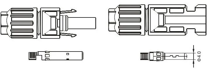 50 шт./лот, длина 1 метр, 4mm2 12AWG кабельный удлинитель с MC4 коннектор мужской + женский