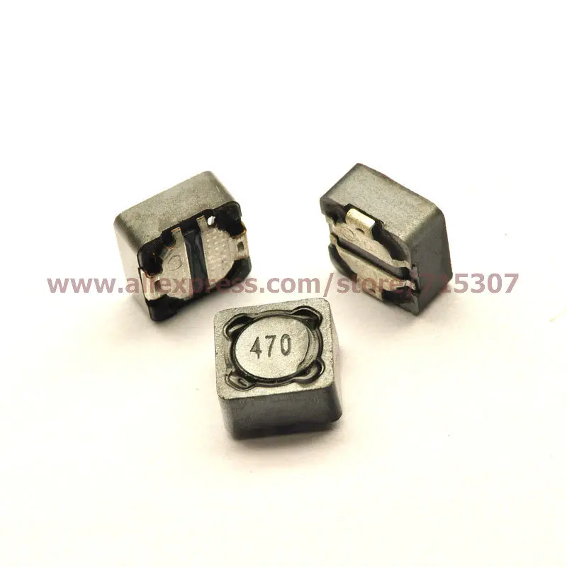 30 шт smd экранированный индуктор питания 47uh 470 7*7*4