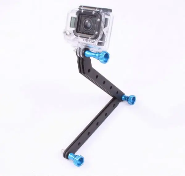 CNC обработка алюминиевого сплава удлинитель и винты для Gopro HD Hero3 Спортивная камера держатель аксессуар F05816