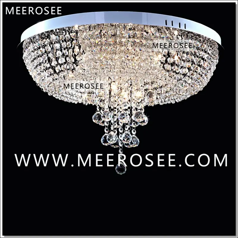 Современные Круглые Хрустальные потолочные светильники Lustre de cristal лампа Хрустальная лестница свет для фойе коридор украшения дома MD8559